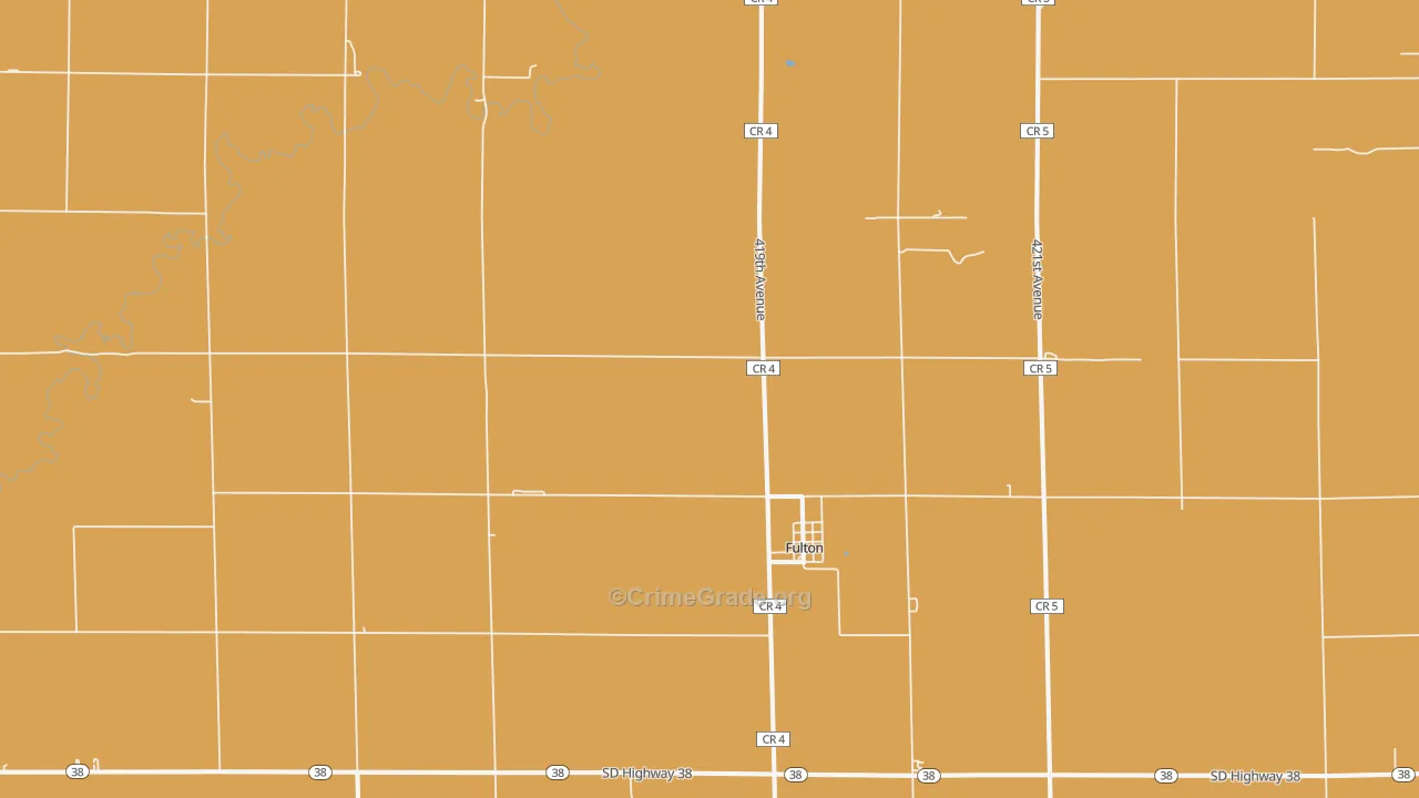 Fulton, SD Map of Assault Rates