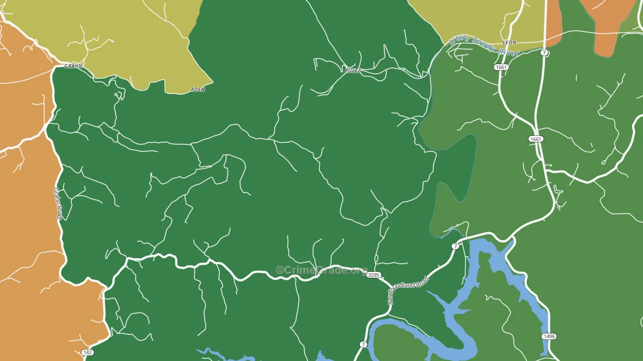 Fultz, KY Map of Assault Rates