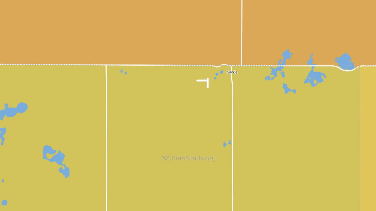 Gackle, ND Map of Assault Rates