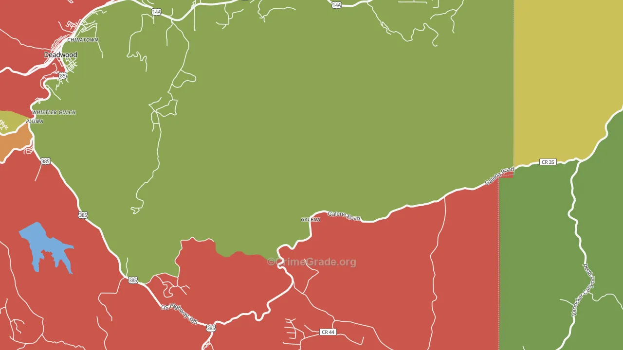 Galena, SD Map of Assault Rates