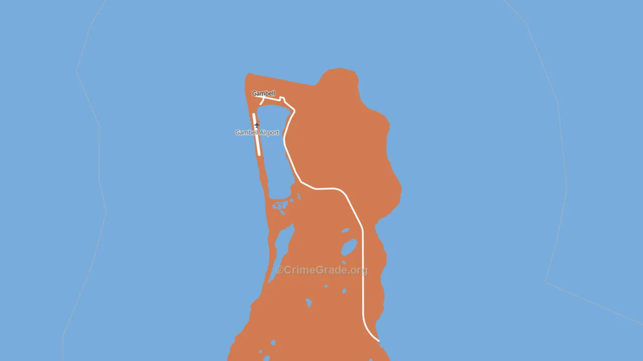 Gambell, AK Map of Assault Rates