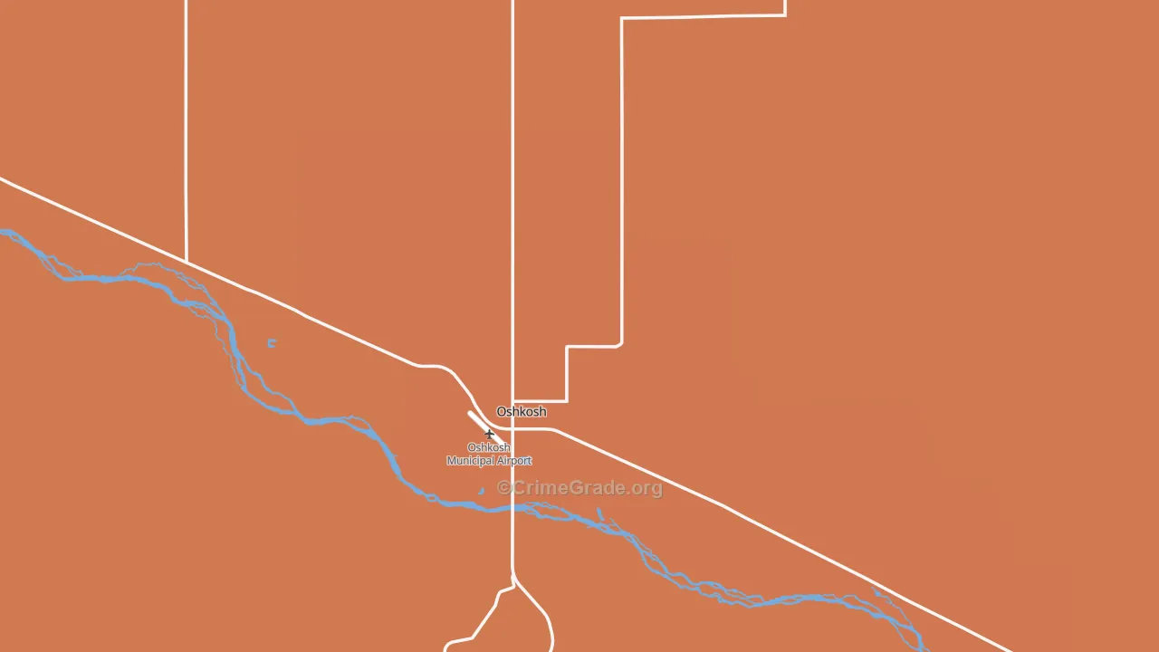 Garden County, NE Map of Assault Rates