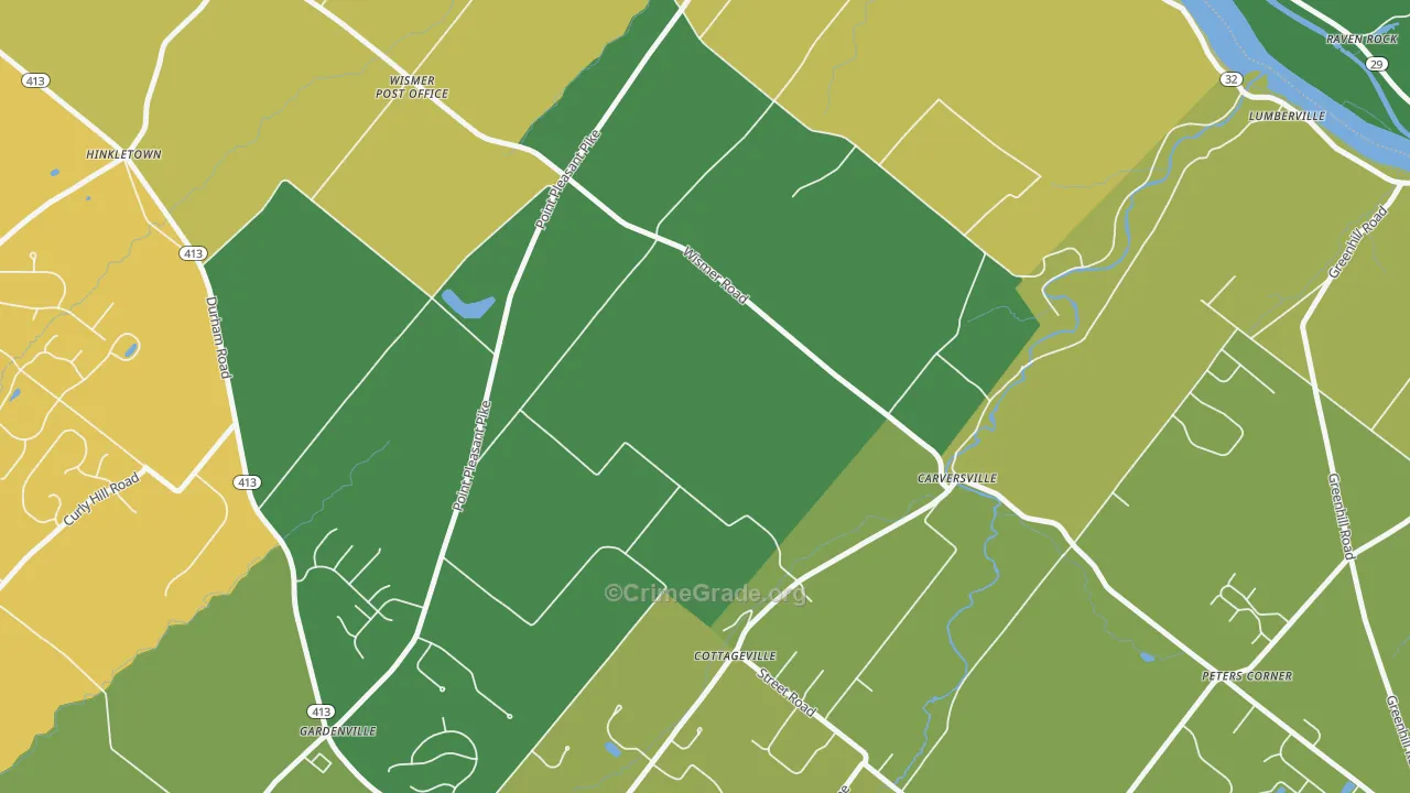 Gardenville, PA Map of Assault Rates