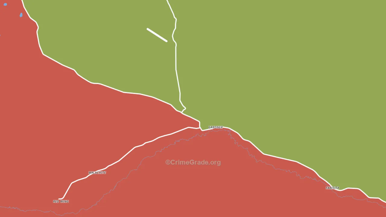 Gardner, CO Map of Assault Rates