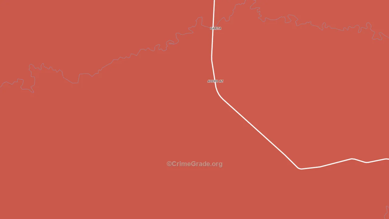 Garita, NM Map of Assault Rates