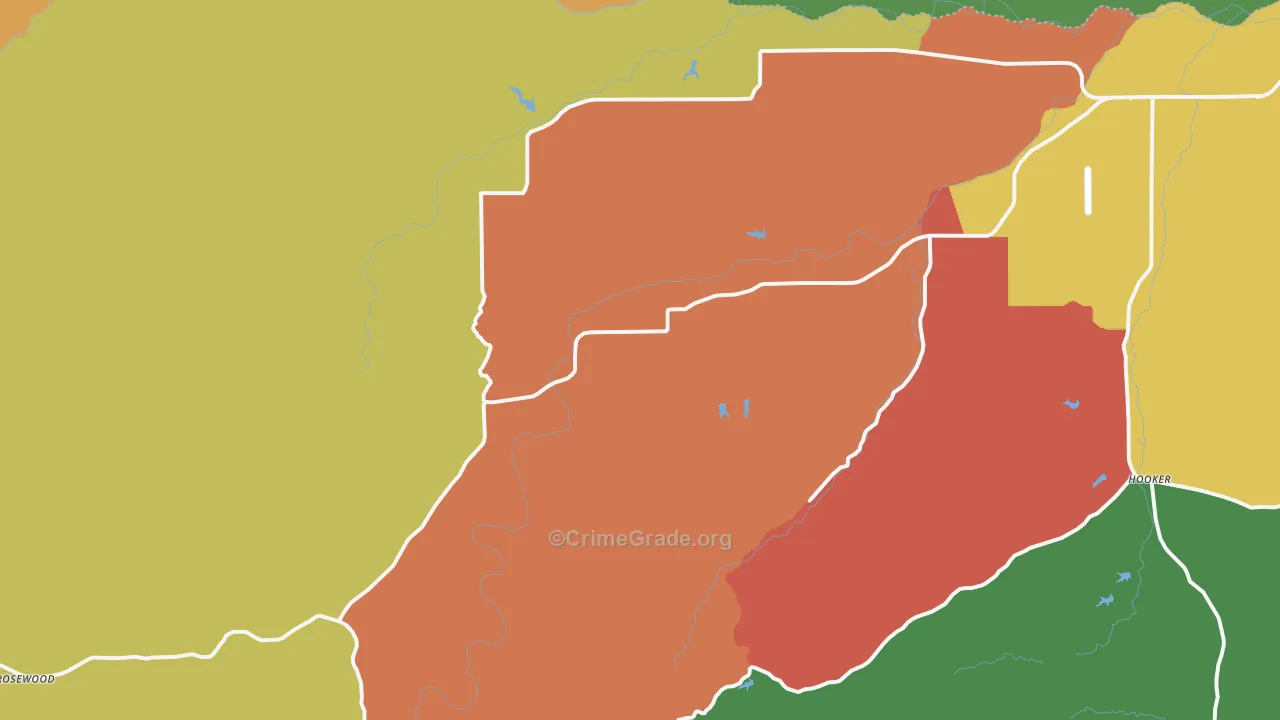 Gas Point, CA Map of Assault Rates