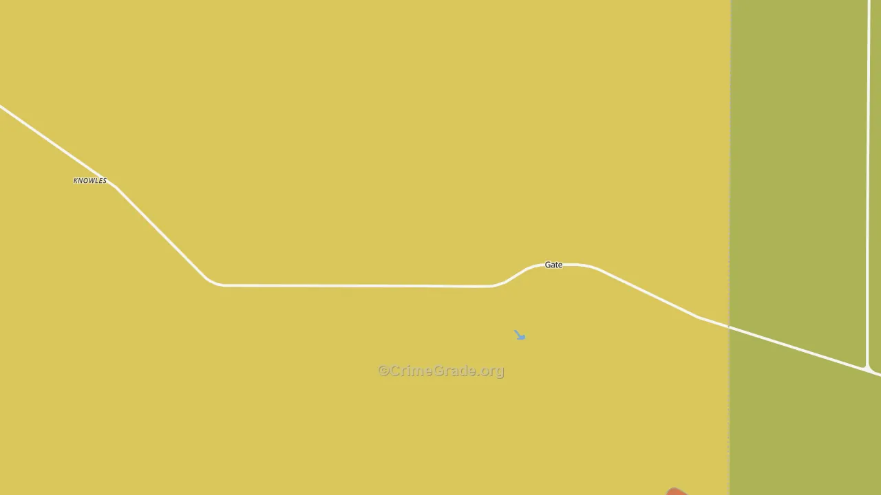 Gate, OK Map of Assault Rates