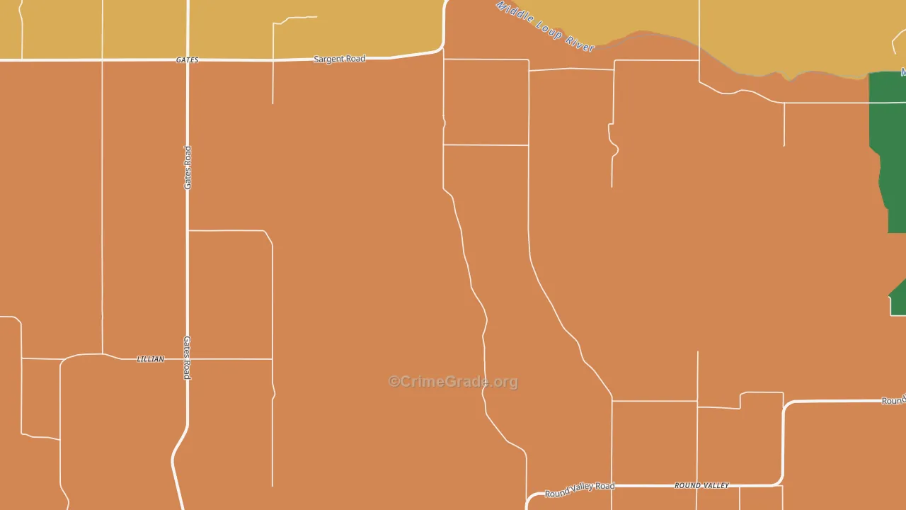 Gates, NE Map of Assault Rates