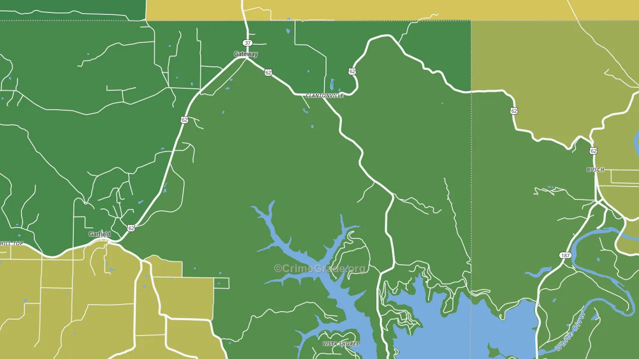 Gateway, AR Map of Assault Rates