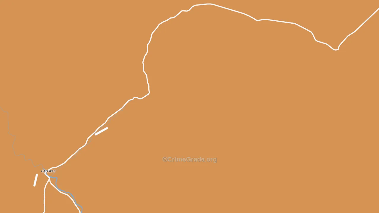 Gateway, CO Map of Assault Rates
