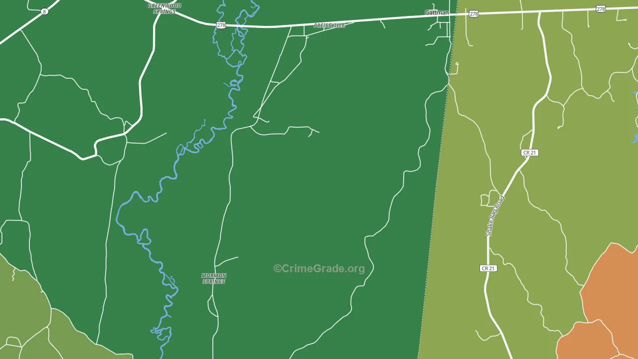 Gattman, MS Map of Assault Rates