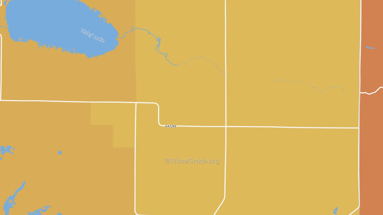 Gatzke, MN Map of Assault Rates