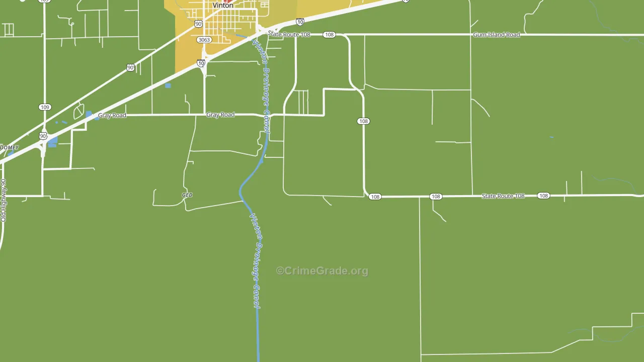 Ged, LA Map of Assault Rates