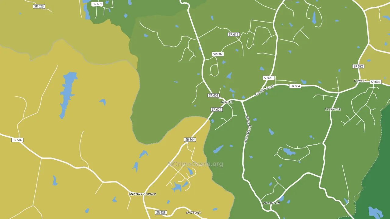 Genito, VA Map of Assault Rates