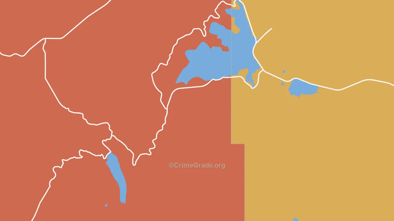 Georgetown, MT Map of Assault Rates