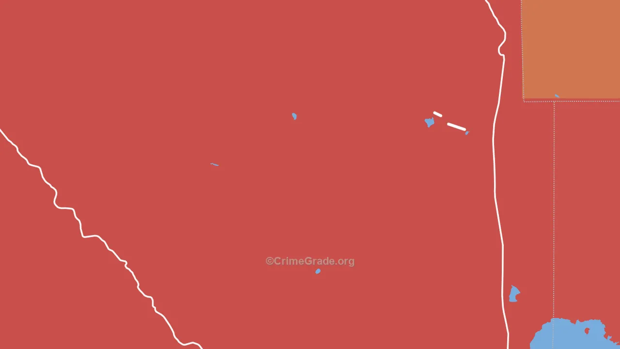 Gerlach, NV Map of Assault Rates