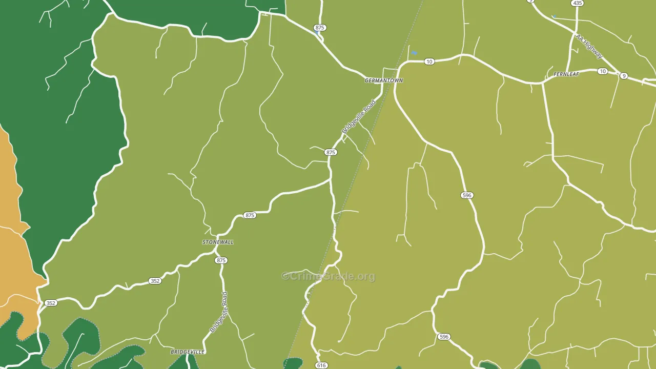 Germantown, KY Map of Assault Rates
