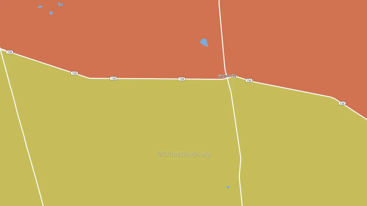 Glasscock County, TX Map of Assault Rates