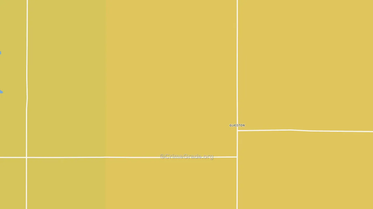 Glasston, ND Map of Assault Rates