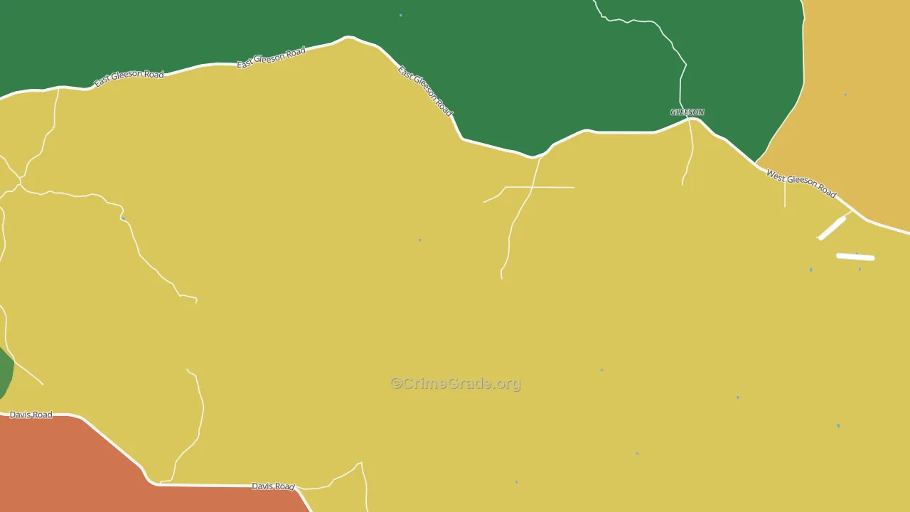Gleeson, AZ Map of Assault Rates