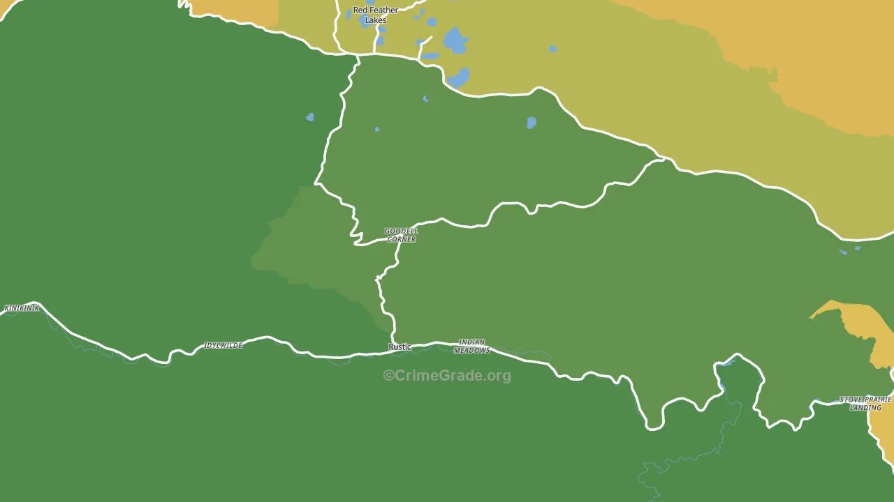 Glen Echo, CO Map of Assault Rates