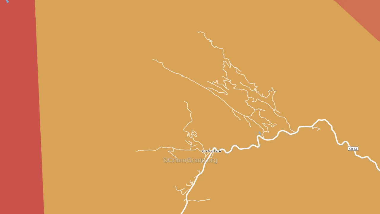Glen Haven, CO Map of Assault Rates