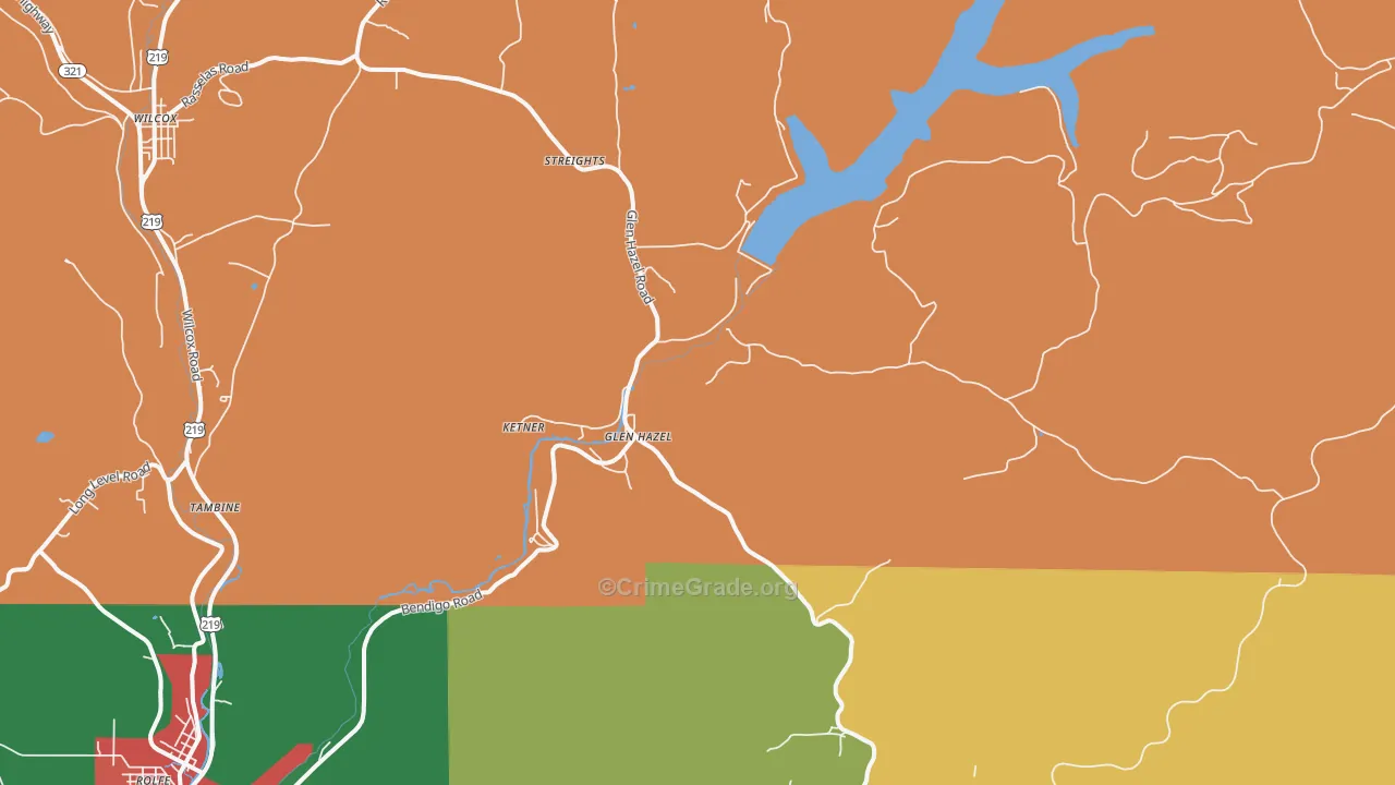 Glen Hazel, PA Map of Assault Rates
