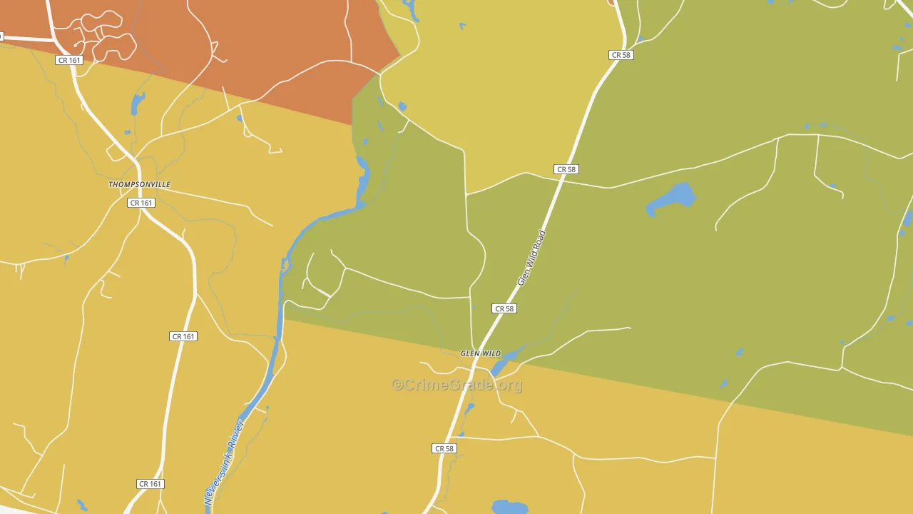 Glen Wild, NY Map of Assault Rates