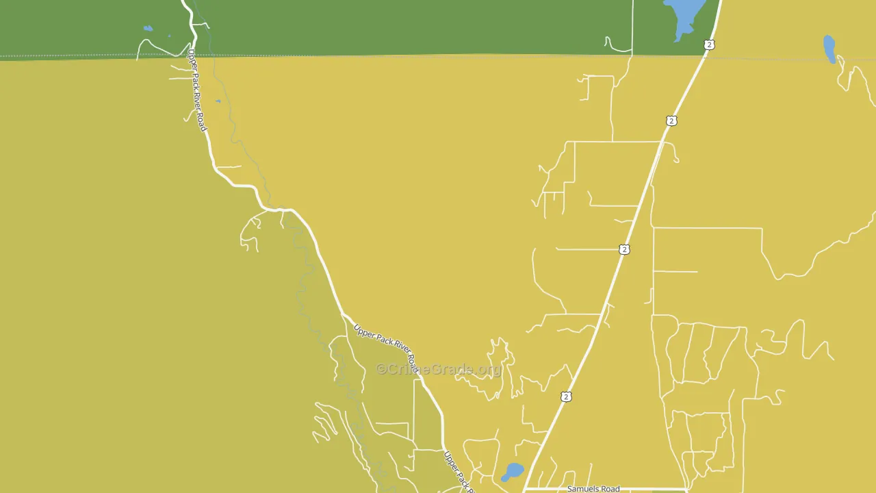 Glengary, ID Map of Assault Rates