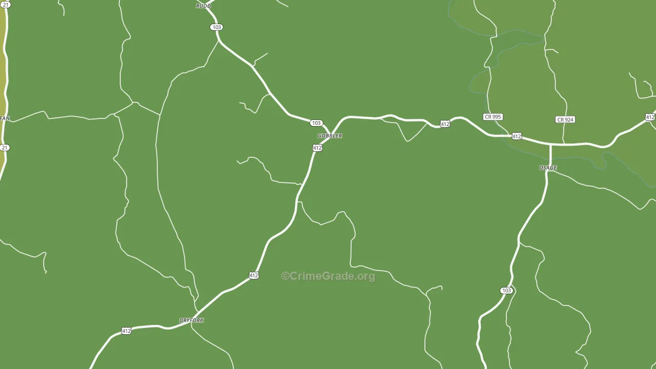 Gobbler, AR Map of Assault Rates