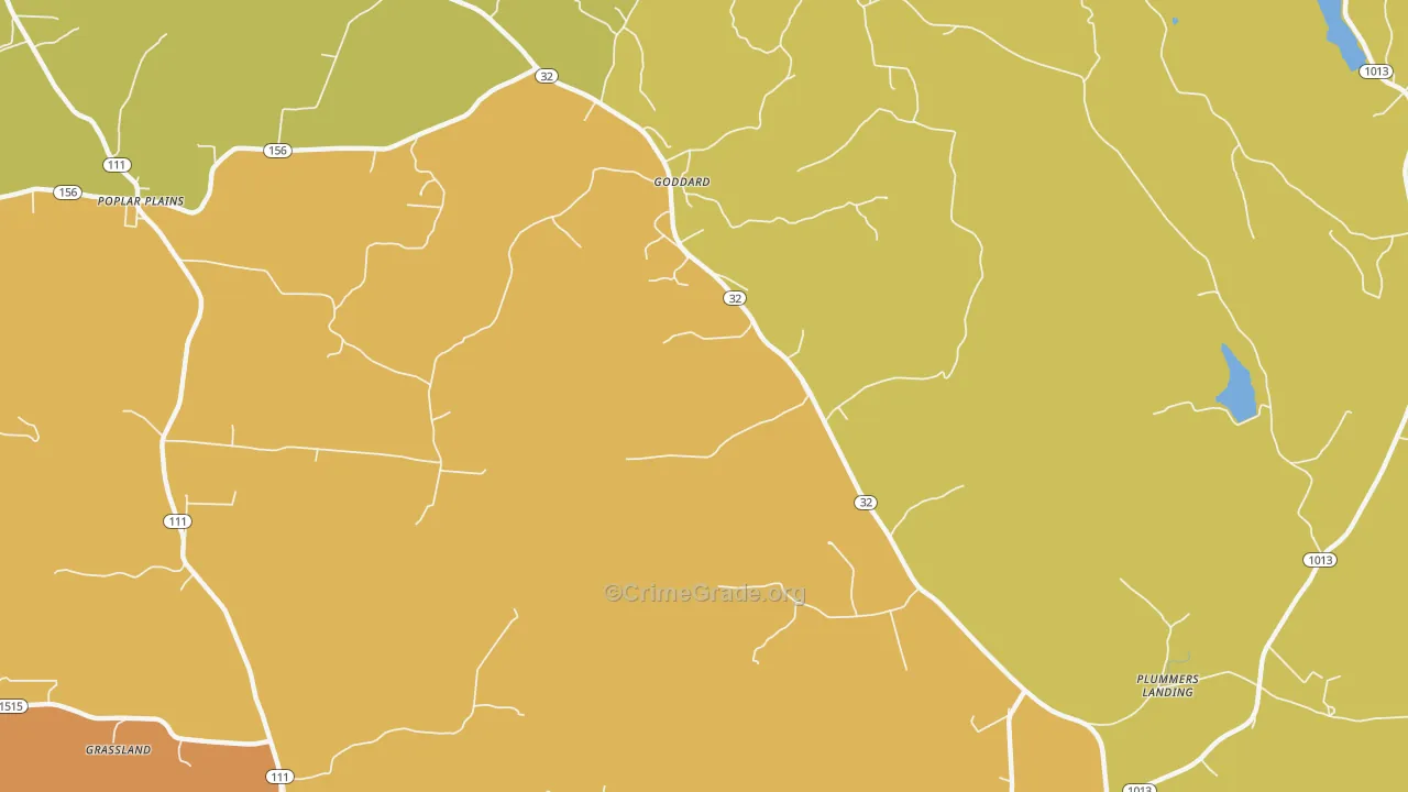 Goddard, KY Map of Assault Rates
