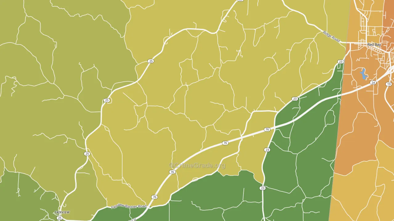 Golden, MS Map of Assault Rates