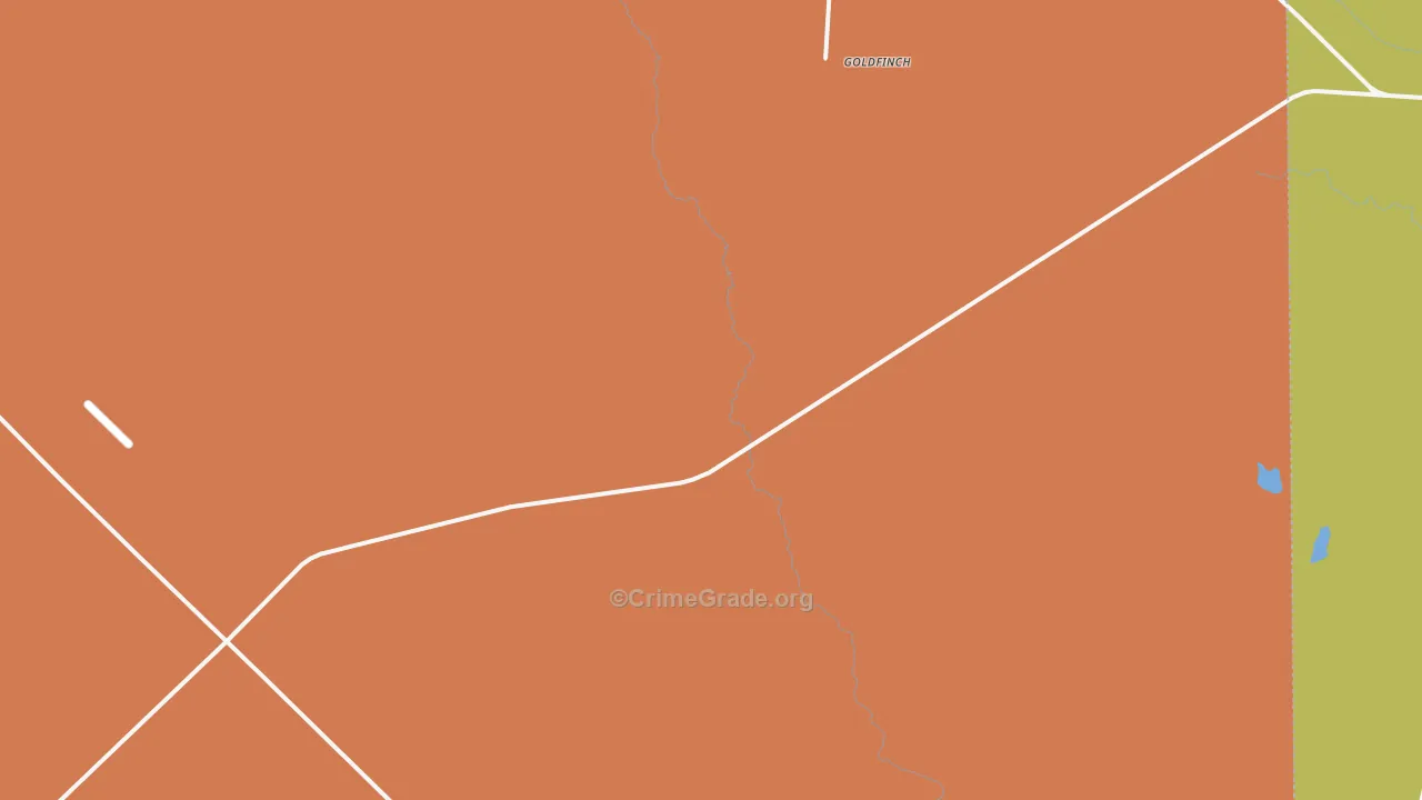 Goldfinch, TX Map of Assault Rates
