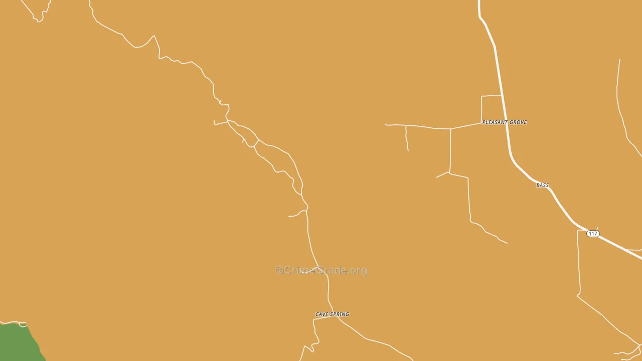 Gonce, AL Map of Assault Rates