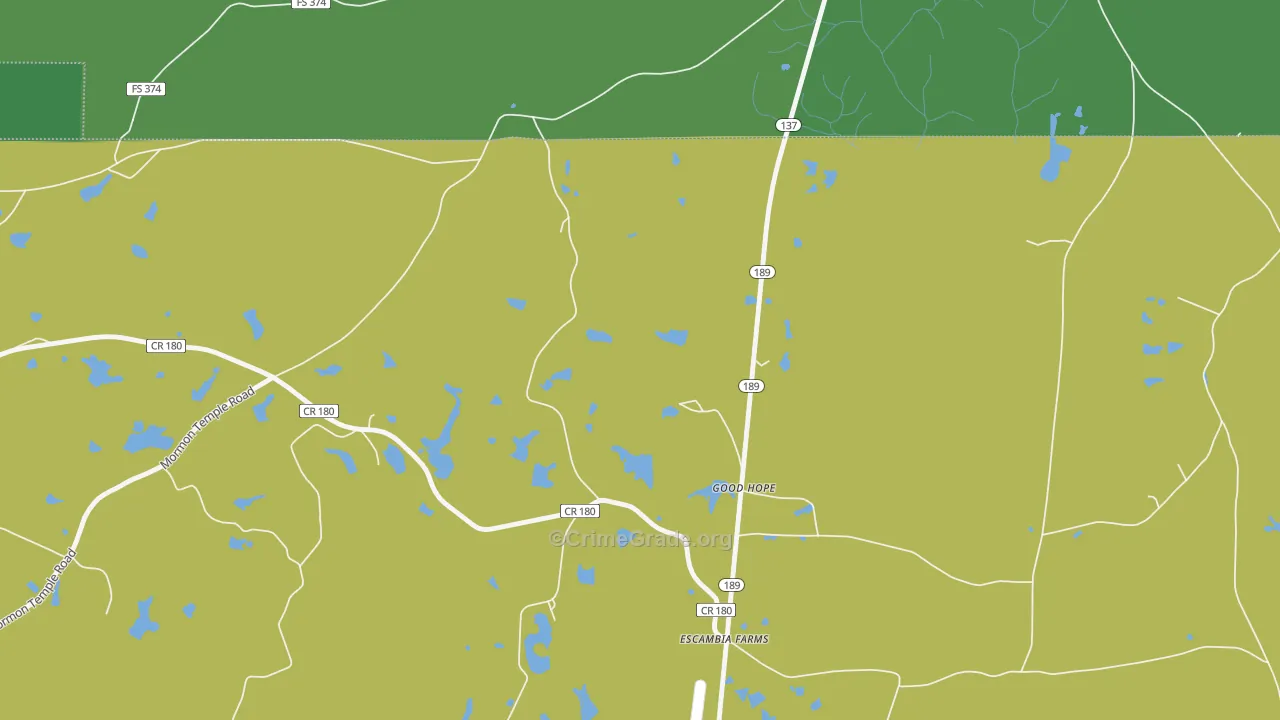Good Hope, FL Map of Assault Rates