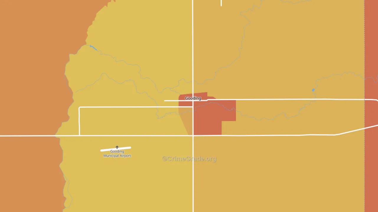 Gooding, ID Map of Assault Rates