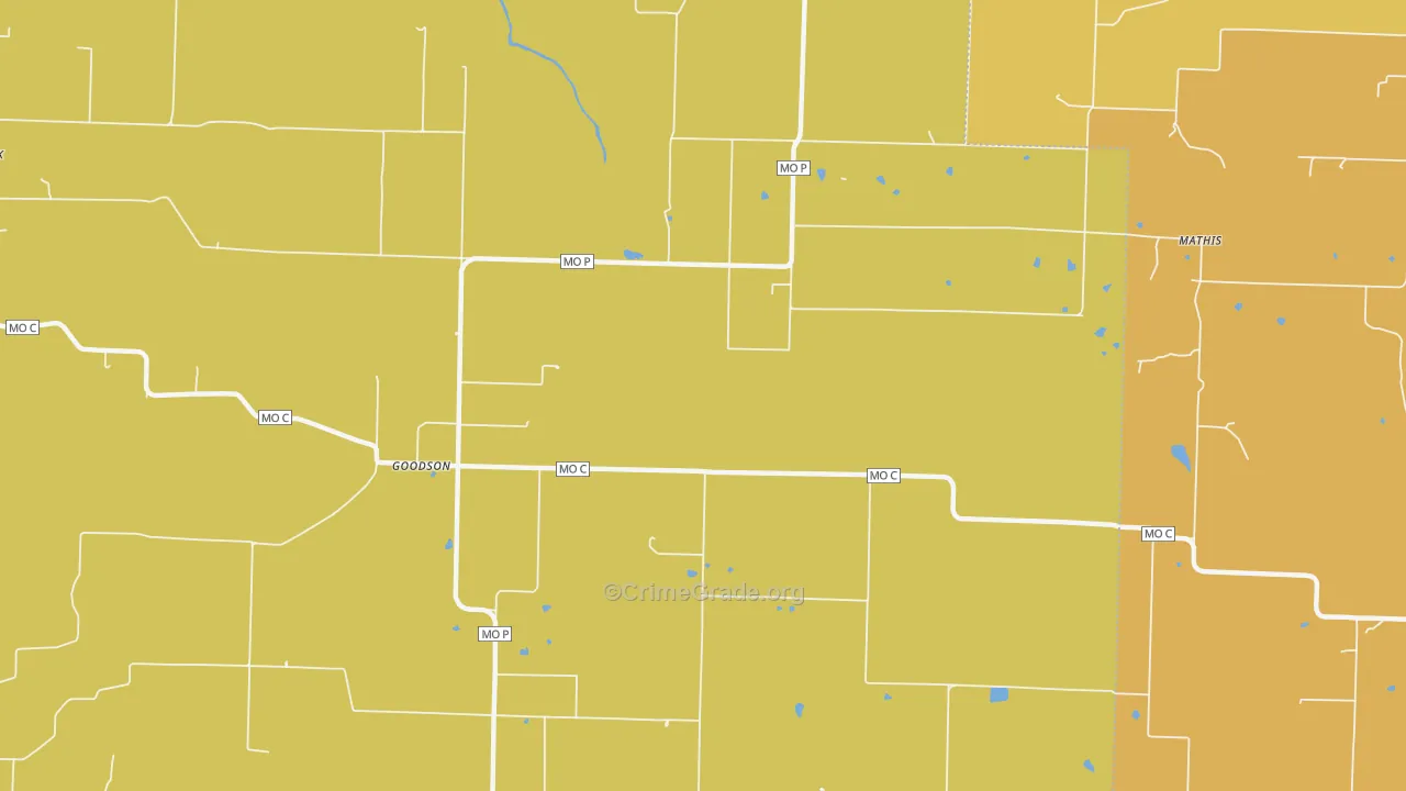 Goodson, MO Map of Assault Rates