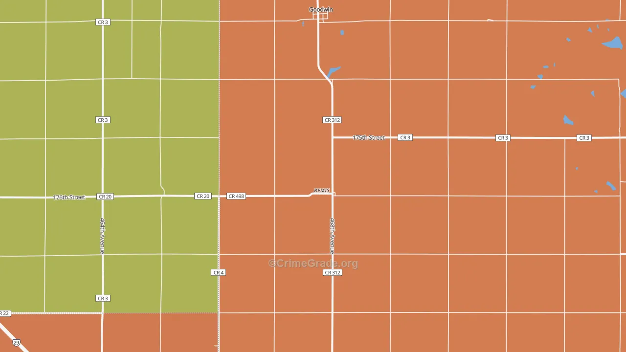 Goodwin, SD Map of Assault Rates