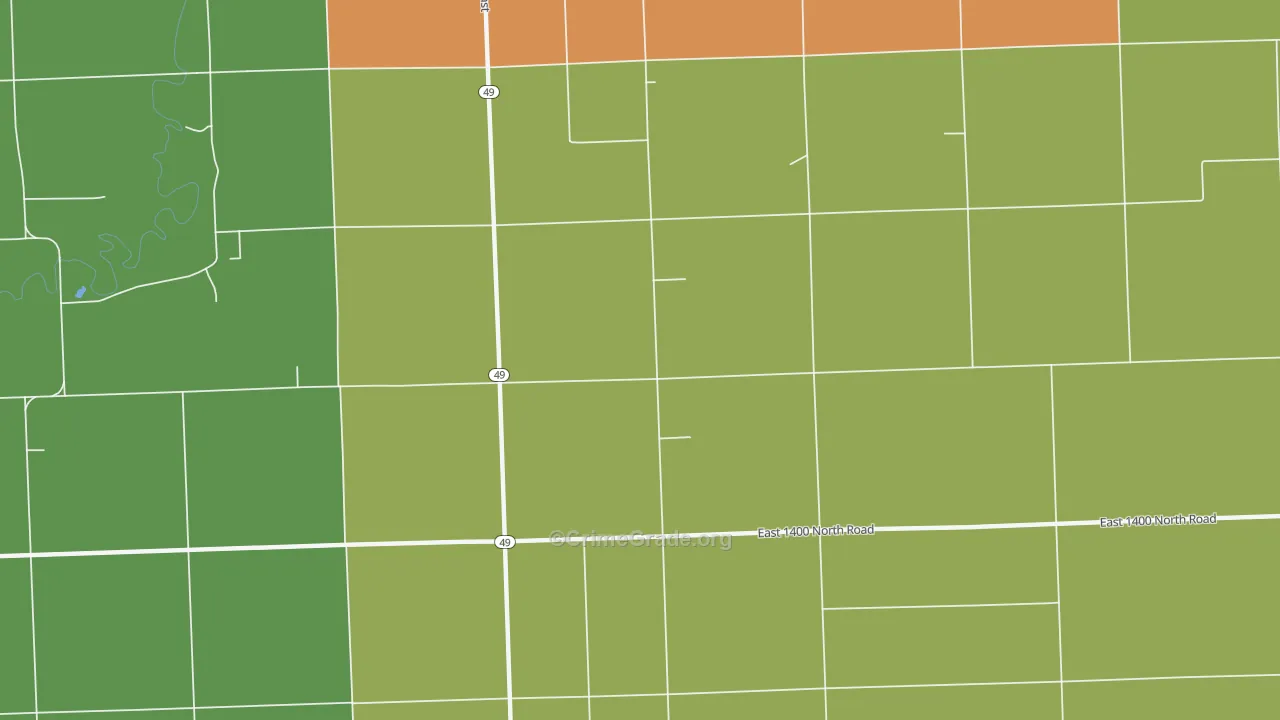 Goodwine, IL Map of Assault Rates