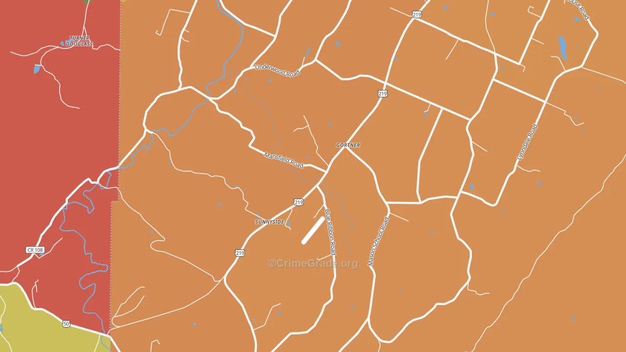 Gortner, MD Map of Assault Rates