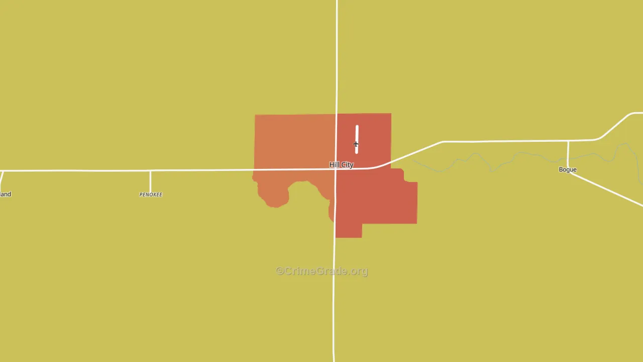 Graham County, KS Map of Assault Rates
