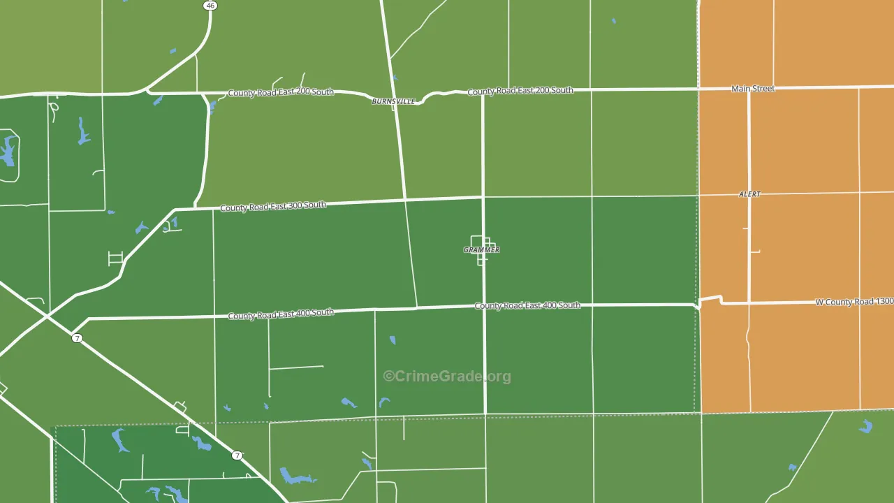Grammer, IN Map of Assault Rates