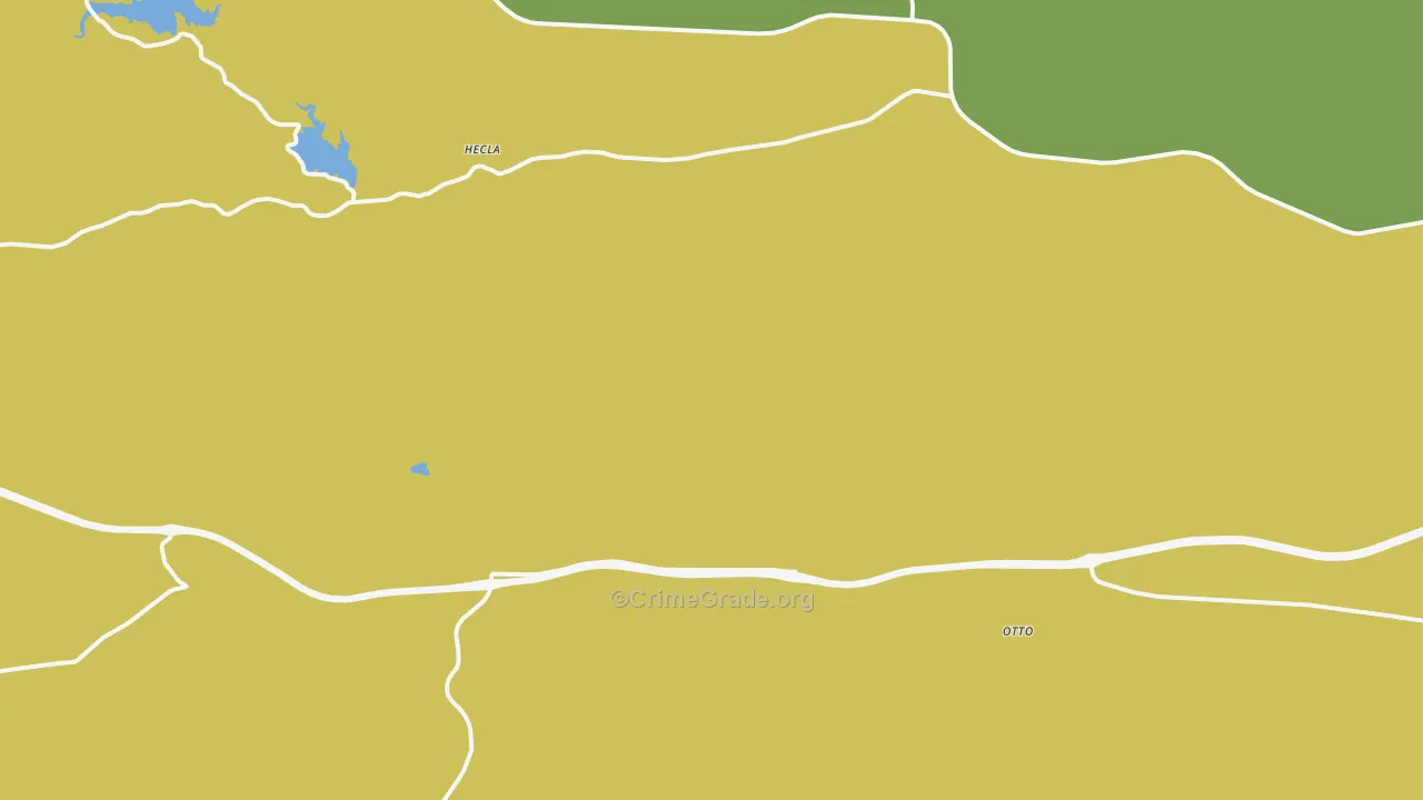 Granite Canon, WY Map of Assault Rates