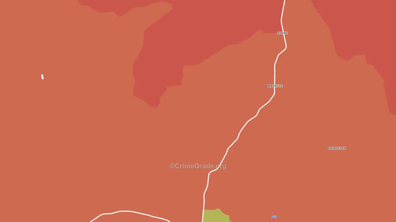 Granite County, MT Map of Assault Rates