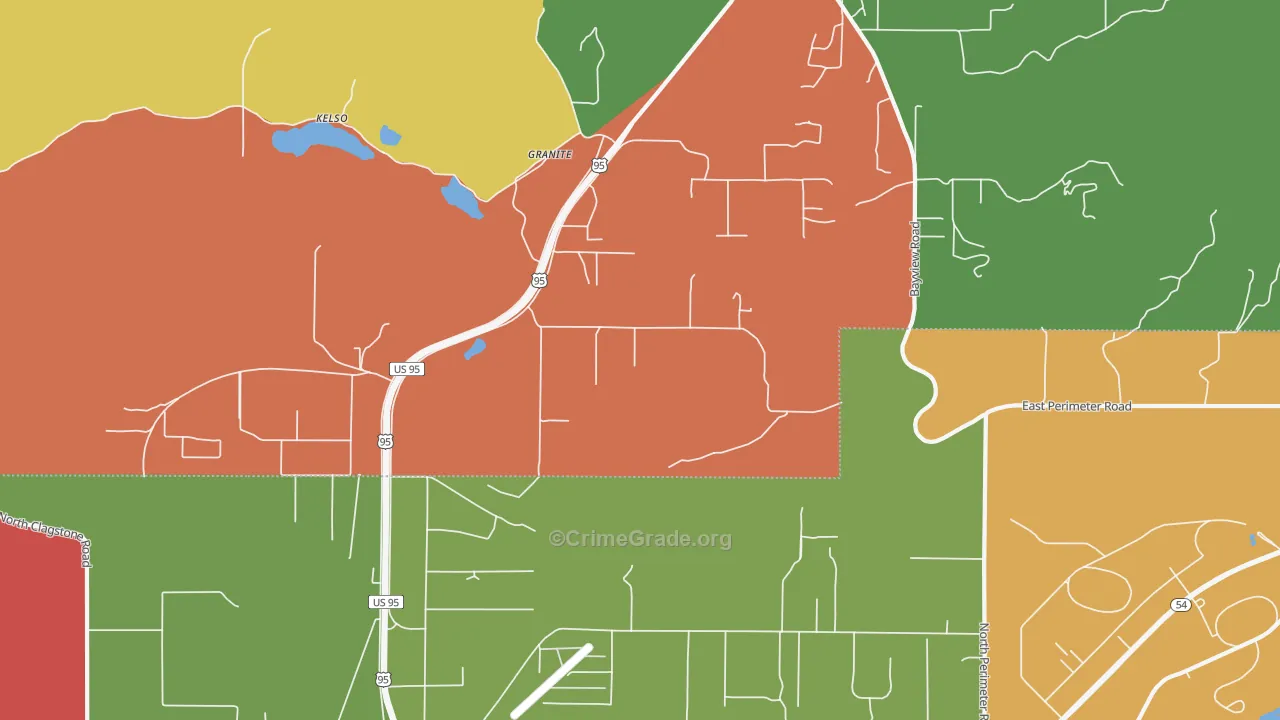Granite, ID Map of Assault Rates