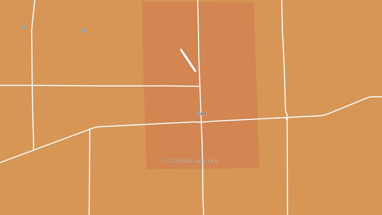 Grant, NE Map of Assault Rates