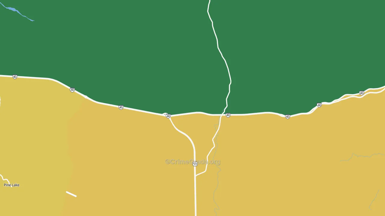 Grasshopper Junction, AZ Map of Assault Rates