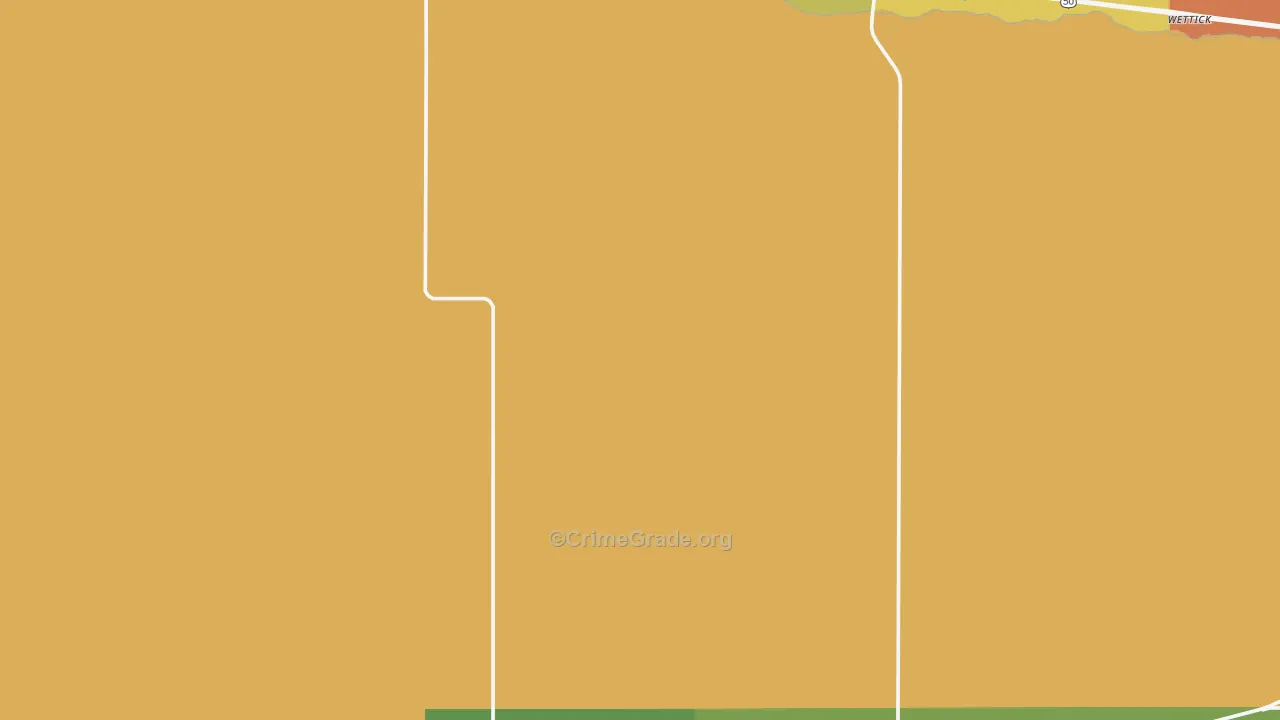 Gray County, KS Map of Assault Rates
