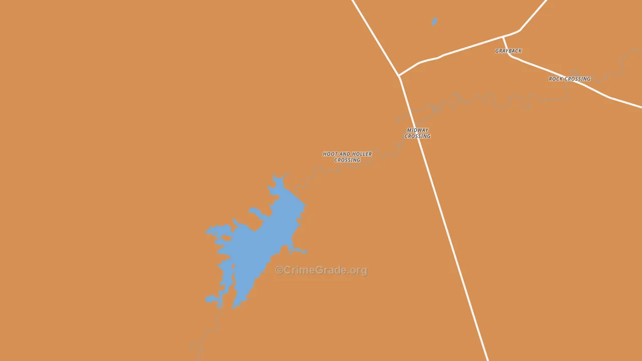 Grayback, TX Map of Assault Rates