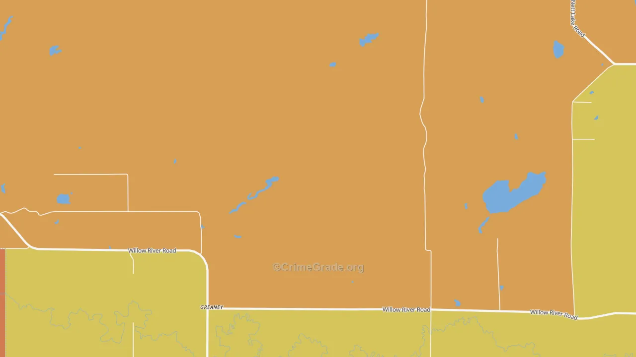 Greaney, MN Map of Assault Rates